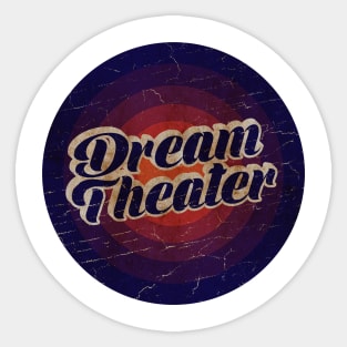 Dream Theater - VINTAGE BLURN CIRCLE Sticker